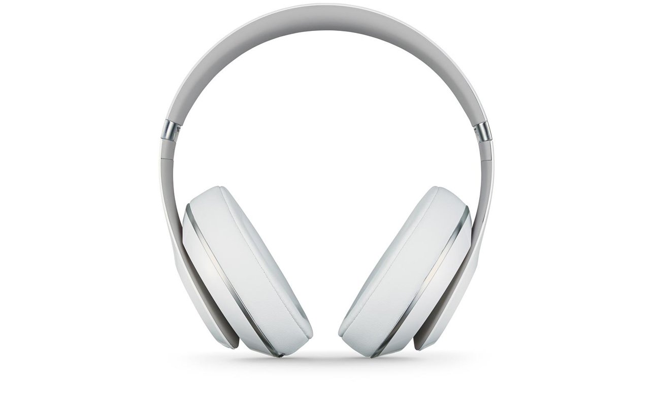 Apple Beats Studio Over-Ear bezprzewodowe białe - Słuchawki
